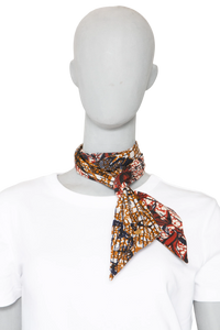 DIOR HEAD WRAP AFRICAN PRINT COTTON