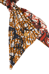 DIOR HEAD WRAP AFRICAN PRINT COTTON