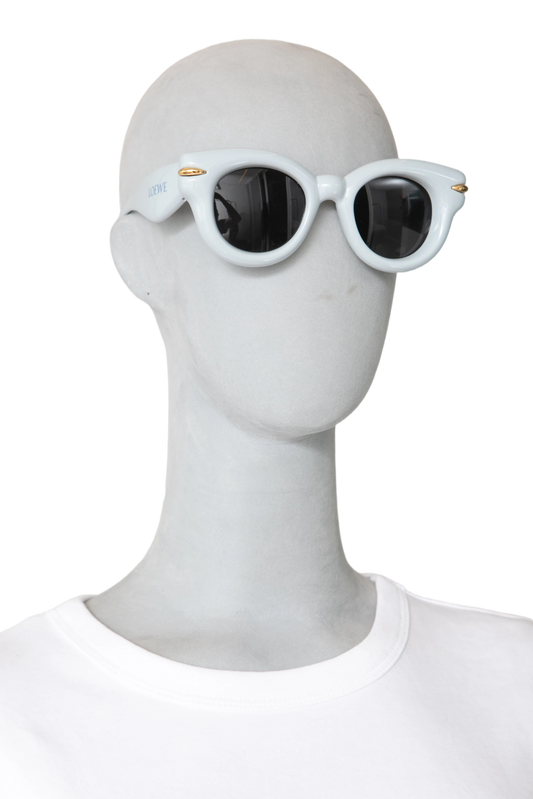 LOEWE INFLATED ROUND-FRAME BABY BLUE