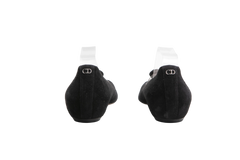 DIOR BALLERINA FLATS POINTED TOE SUEDE BLACK - 34 BR