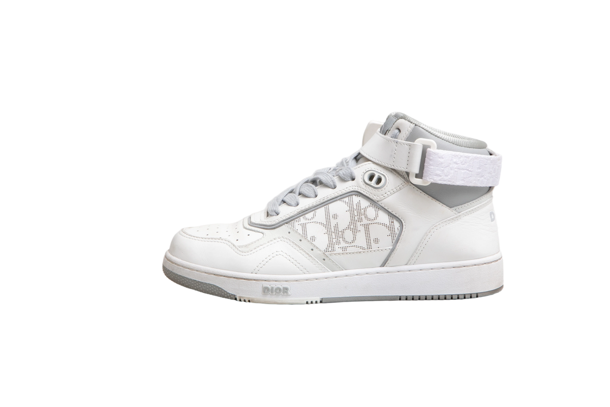 DIOR SNEAKER HIGH-TOP OFF WHITE & GRAY - 35 BR