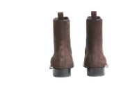 THE ROW BOOTS GRUNGE CHELSEA SUEDE BROWN - 36 1/2 BR