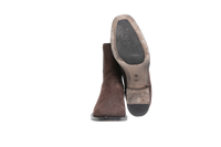 THE ROW BOOTS GRUNGE CHELSEA SUEDE BROWN - 36 1/2 BR