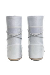 MOON BOOT SNOW BOOTS ICON GLITTER SILVER - 36 BR