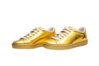 GUCCI SNEAKER ACE METALLIC GOLD - 33 1/2 BR
