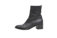 DIOR ANKLE BOOT ZIPPER BLACK - 35 BR