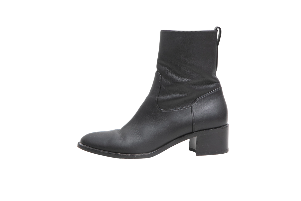 DIOR ANKLE BOOT ZIPPER BLACK - 35 BR