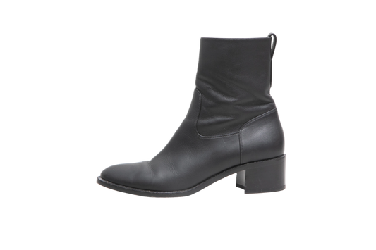 DIOR ANKLE BOOT ZIPPER BLACK - 35 BR