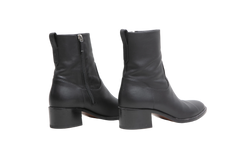 DIOR ANKLE BOOT ZIPPER BLACK - 35 BR