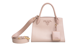 PRADA MONOCHROME TOTE SMALL SAFFIANO CIPRIA