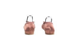 MIU MIU SAPATILHA SATIN COCOA BROWN ELASTIC - 37 BR