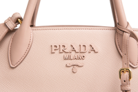 PRADA MONOCHROME TOTE SMALL SAFFIANO CIPRIA
