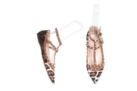 VALENTINO BALLERINA FLATS ROCKSTUD LEOPARD PRINT - 38 BR