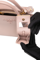 PRADA MONOCHROME TOTE SMALL SAFFIANO CIPRIA
