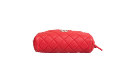 CHANEL CAMERA BAG POUCH RED CAVIAR