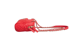 CHANEL CAMERA BAG POUCH RED CAVIAR