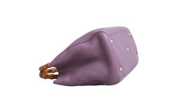 GUCCI BAMBOO SHOPPER TOP HANDLE PURPLE
