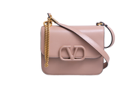 VALENTINO VSLING SMALL LEATHER SHOULDER BAG NUDE
