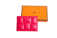 BOTTEGA CARD HOLDER CHERRY