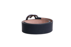 GUCCI BELT INTERLOCKING G LOGO LEATHER NAVY
