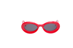 LOEWE LOEWE X PAULA'S IBIZA OVAL ACETATE RED