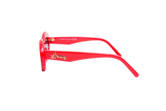 LOEWE LOEWE X PAULA'S IBIZA OVAL ACETATE RED