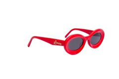 LOEWE LOEWE X PAULA'S IBIZA OVAL ACETATE RED