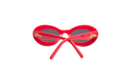 LOEWE LOEWE X PAULA'S IBIZA OVAL ACETATE RED