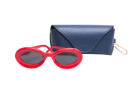 LOEWE LOEWE X PAULA'S IBIZA OVAL ACETATE RED