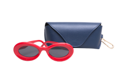 LOEWE LOEWE X PAULA'S IBIZA OVAL ACETATE RED