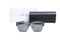 DIOR DIAMOND SQUARE TRANSPARENT GREEN