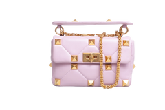 VALENTINO ROMAN STUD TOP HANDLE LILAC