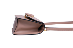 VALENTINO VSLING SMALL LEATHER SHOULDER BAG NUDE