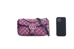 GUCCI GG MARMONT SMALL BAG PINK