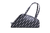 BALENCIAGA DIAGONAL TOTE MEDIUM LOGO TIPO BLACK