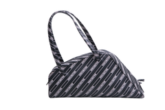 BALENCIAGA DIAGONAL TOTE MEDIUM LOGO TIPO BLACK