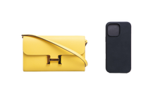 HERMÈS CONSTANCE TO GO VEAU EPSOM JAUNE DE NAPLES