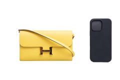 HERMÈS CONSTANCE TO GO VEAU EPSOM JAUNE DE NAPLES