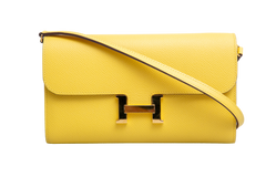 HERMÈS CONSTANCE TO GO VEAU EPSOM JAUNE DE NAPLES
