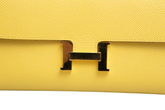 HERMÈS CONSTANCE TO GO VEAU EPSOM JAUNE DE NAPLES