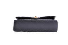 CHANEL CLASSIC DOUBLE FLAP LAMBSKIN GRADIENT BLACK/GRAY