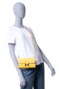 HERMÈS CONSTANCE TO GO VEAU EPSOM JAUNE DE NAPLES