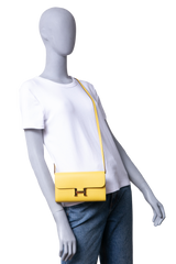 HERMÈS CONSTANCE TO GO VEAU EPSOM JAUNE DE NAPLES