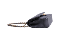 CHANEL CLASSIC DOUBLE FLAP LAMBSKIN GRADIENT BLACK/GRAY