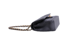 CHANEL CLASSIC DOUBLE FLAP LAMBSKIN GRADIENT BLACK/GRAY