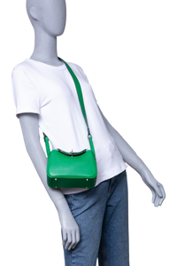 HERMÈS MINI LINDY 20 CLEMENCE VERT BAMBOO
