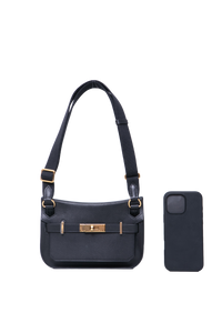 HERMÈS JYPSIÈRE MINI EVERGRAIN CALFSKIN HOLLY STRAP NOIR