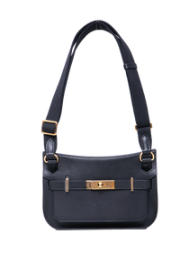 HERMÈS JYPSIÈRE MINI EVERGRAIN CALFSKIN HOLLY STRAP NOIR