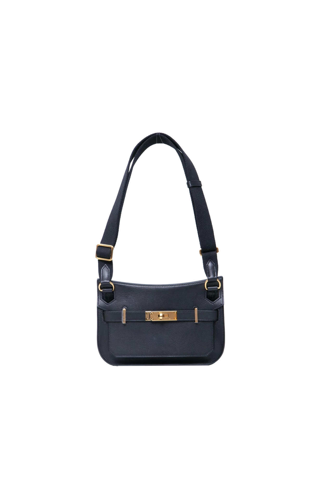 HERMÈS JYPSIÈRE MINI EVERGRAIN CALFSKIN HOLLY STRAP NOIR