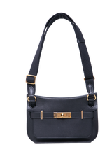 HERMÈS JYPSIÈRE MINI EVERGRAIN CALFSKIN HOLLY STRAP NOIR